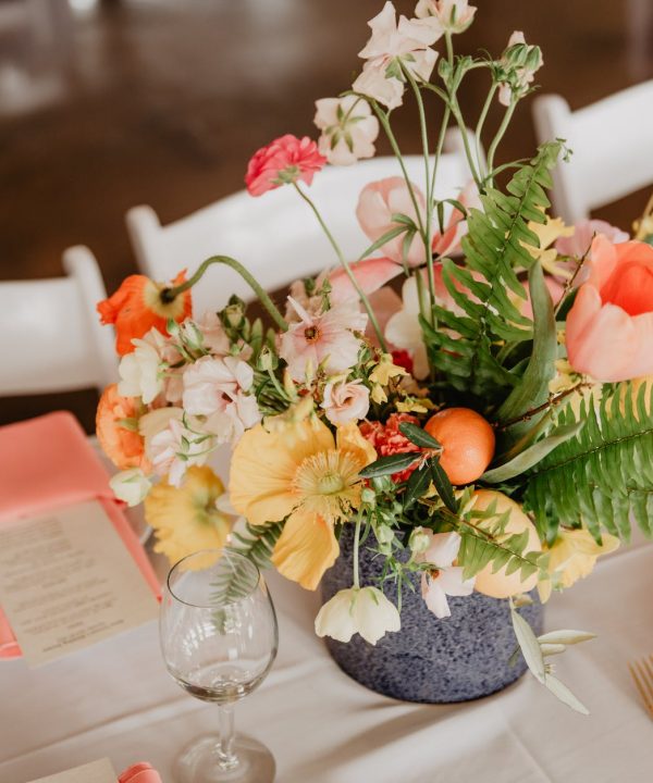 assorted flowers on table
